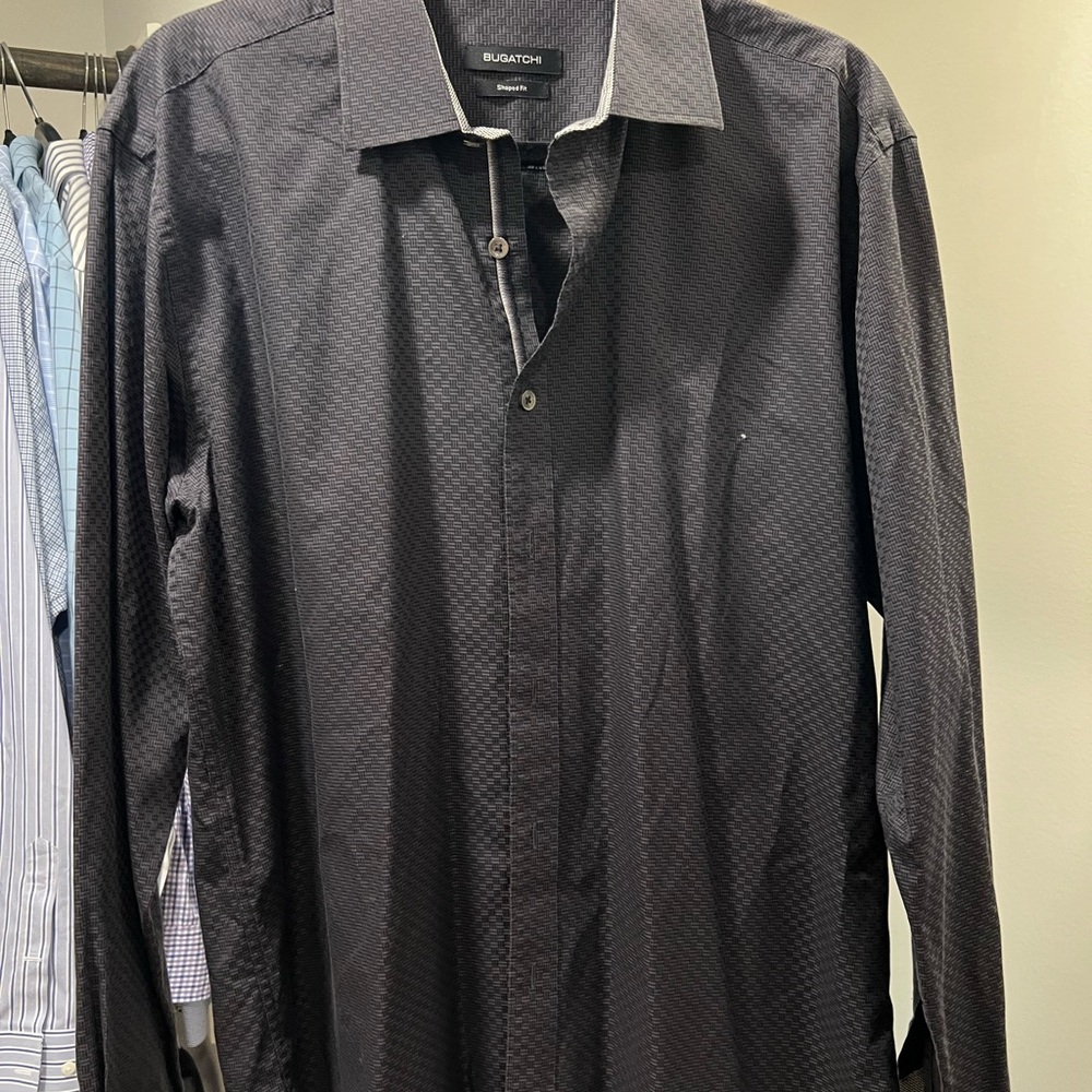 Bugatchi Men's Shirt Adult Large